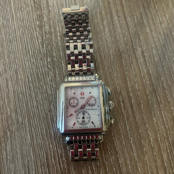 Michele watch + extra watch strap & dust bag. new battery! - Picture 3 of 11